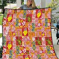 Niue Monuina e Kilisimasi Quilt Pacific Patchwork Xmas Vibes - Polynesian Pride