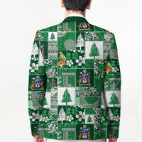 Norfolk Island Meri Krismas Blazer Pacific Patchwork Xmas Vibes - Polynesian Pride