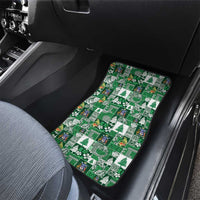 Norfolk Island Meri Krismas Car Mats Pacific Patchwork Xmas Vibes - Polynesian Pride