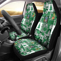 Norfolk Island Meri Krismas Car Seat Cover Pacific Patchwork Xmas Vibes - Polynesian Pride