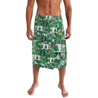 Norfolk Island Meri Krismas Lavalava Pacific Patchwork Xmas Vibes - Polynesian Pride