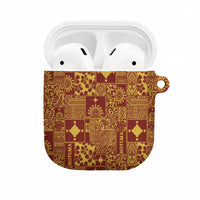 Rotuma Faiakse'ea 'e Kirisimasi AirPods Case Pacific Patchwork Xmas Vibes - Polynesian Pride
