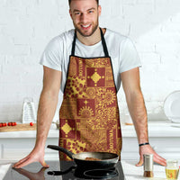 Rotuma Faiakse'ea 'e Kirisimasi Apron Pacific Patchwork Xmas Vibes - Polynesian Pride