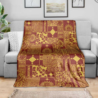 Rotuma Faiakse'ea 'e Kirisimasi Blanket Pacific Patchwork Xmas Vibes - Polynesian Pride