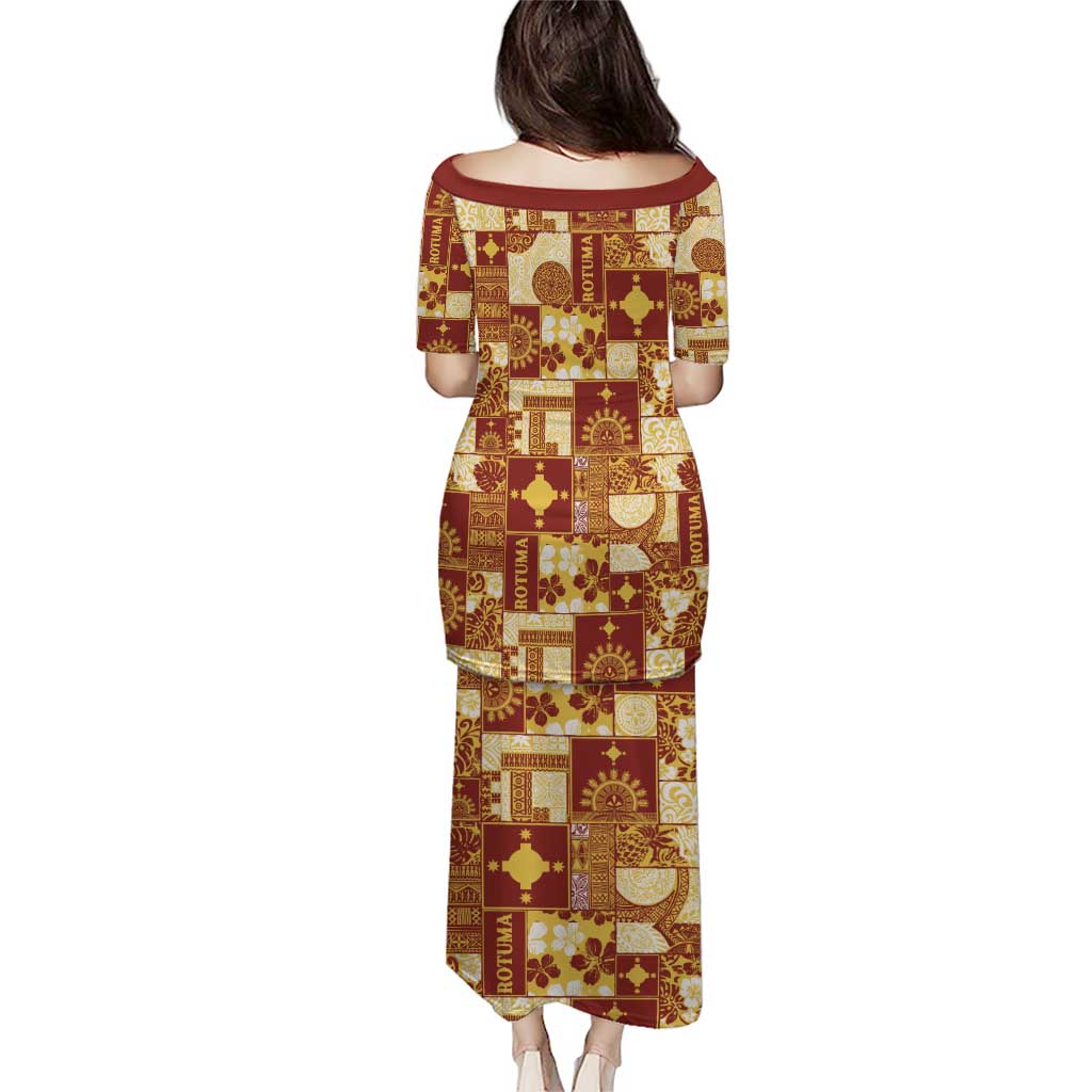 Rotuma Faiakse'ea 'e Kirisimasi Puletasi Pacific Patchwork Xmas Vibes - Polynesian Pride