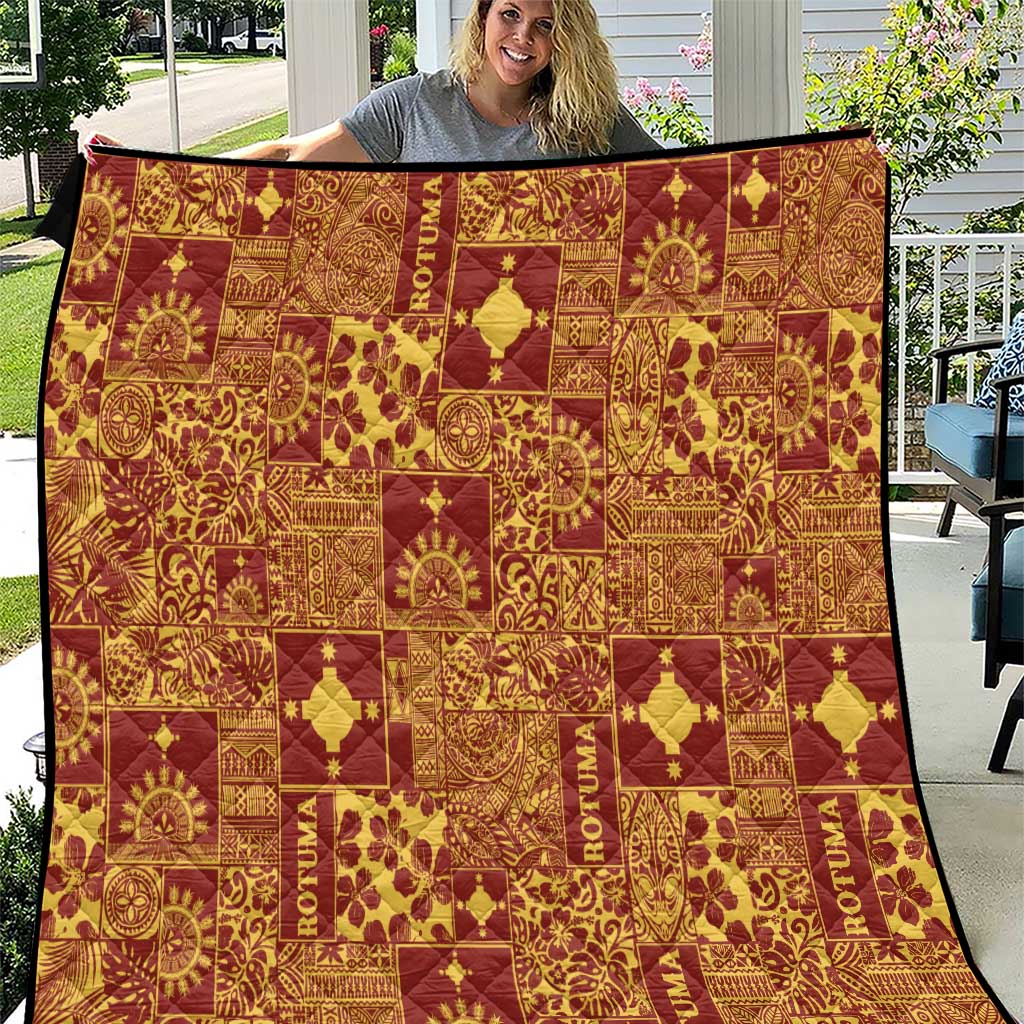 Rotuma Faiakse'ea 'e Kirisimasi Quilt Pacific Patchwork Xmas Vibes - Polynesian Pride