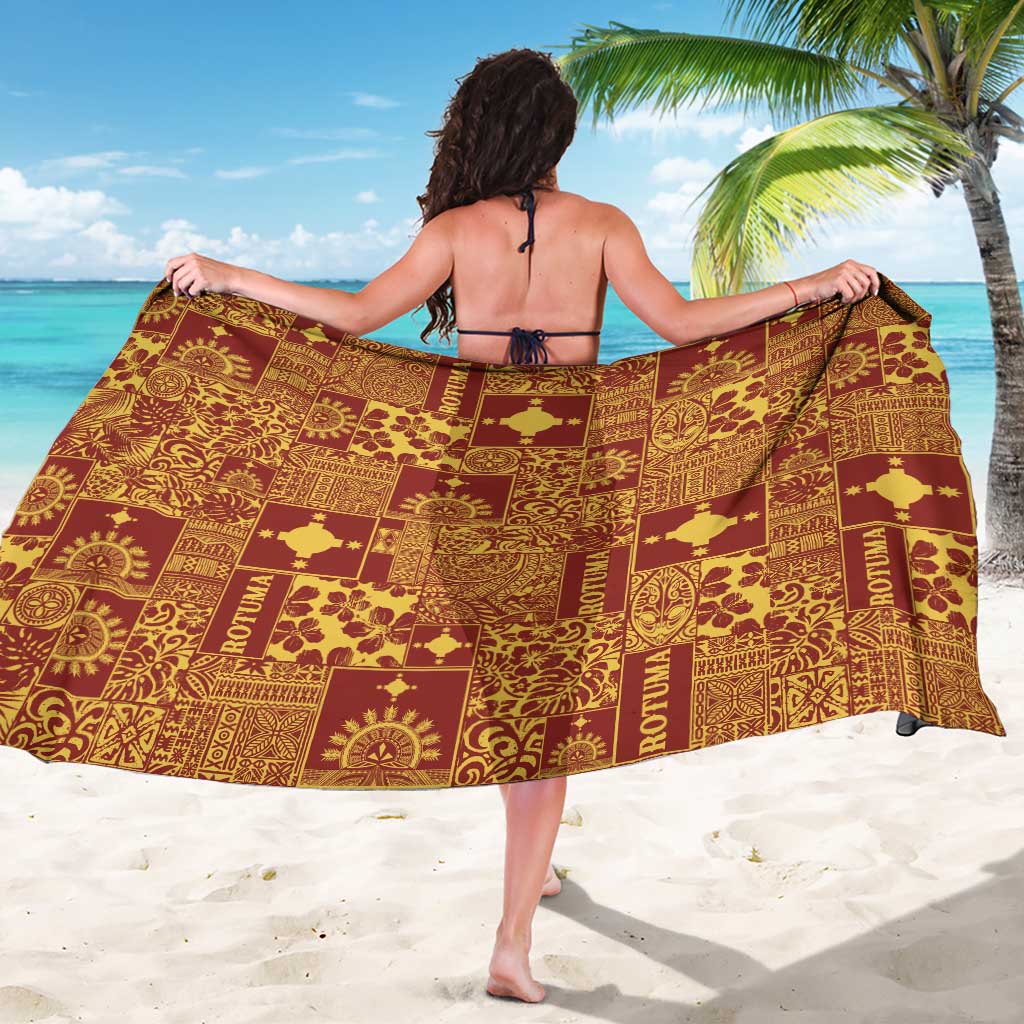 Rotuma Faiakse'ea 'e Kirisimasi Sarong Pacific Patchwork Xmas Vibes - Polynesian Pride