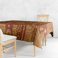 Rotuma Faiakse'ea 'e Kirisimasi Tablecloth Pacific Patchwork Xmas Vibes - Polynesian Pride