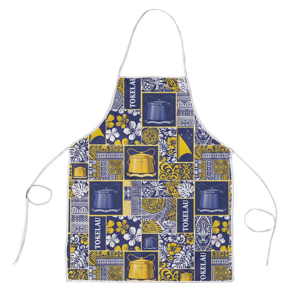 Tokelau Manuia te Kilihimahi Apron Pacific Patchwork Xmas Vibes - Polynesian Pride