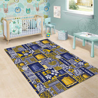 Tokelau Manuia te Kilihimahi Area Rug Pacific Patchwork Xmas Vibes - Polynesian Pride