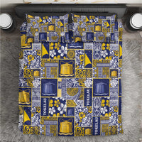 Tokelau Manuia te Kilihimahi Bedding Set Pacific Patchwork Xmas Vibes - Polynesian Pride