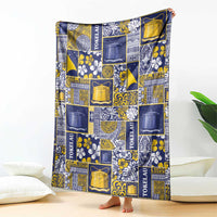 Tokelau Manuia te Kilihimahi Blanket Pacific Patchwork Xmas Vibes - Polynesian Pride