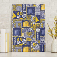 Tokelau Manuia te Kilihimahi Canvas Wall Art Pacific Patchwork Xmas Vibes - Polynesian Pride