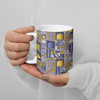 Tokelau Manuia te Kilihimahi Ceramic Mug Pacific Patchwork Xmas Vibes - Polynesian Pride