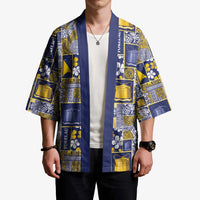 Tokelau Manuia te Kilihimahi Kimono Pacific Patchwork Xmas Vibes - Polynesian Pride