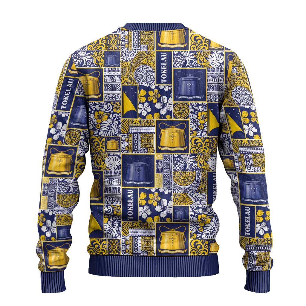 Tokelau Manuia te Kilihimahi Ugly Christmas Sweater Pacific Patchwork Xmas Vibes - Polynesian Pride