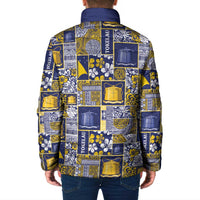 Tokelau Manuia te Kilihimahi Padded Jacket Pacific Patchwork Xmas Vibes - Polynesian Pride