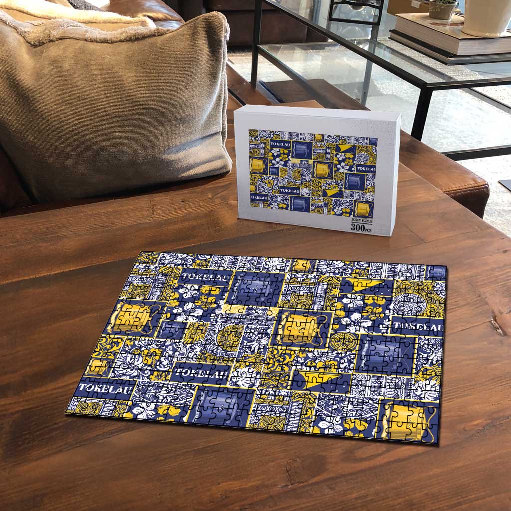 Tokelau Manuia te Kilihimahi Puzzle Pacific Patchwork Xmas Vibes - Polynesian Pride