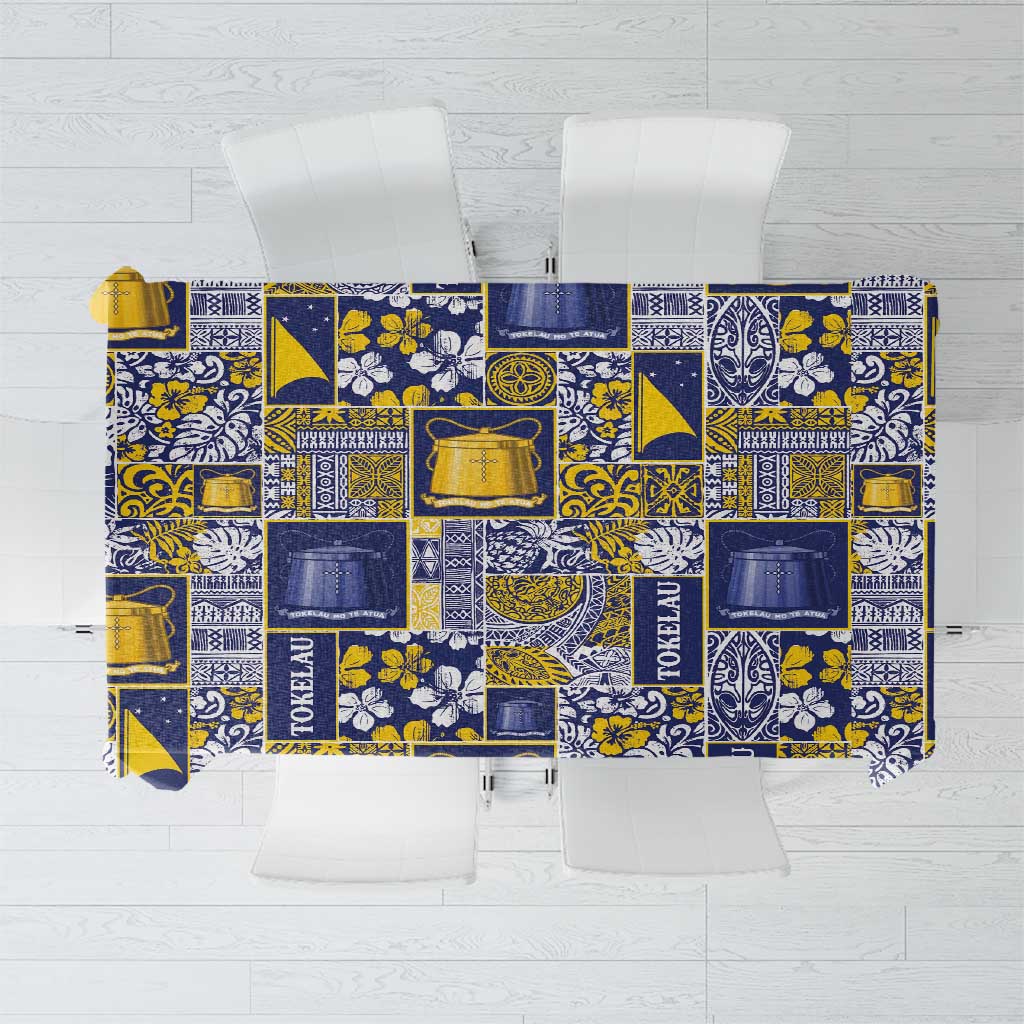 Tokelau Manuia te Kilihimahi Tablecloth Pacific Patchwork Xmas Vibes - Polynesian Pride