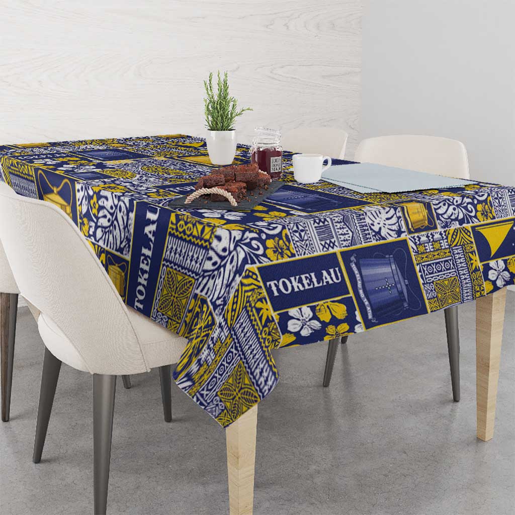 Tokelau Manuia te Kilihimahi Tablecloth Pacific Patchwork Xmas Vibes - Polynesian Pride
