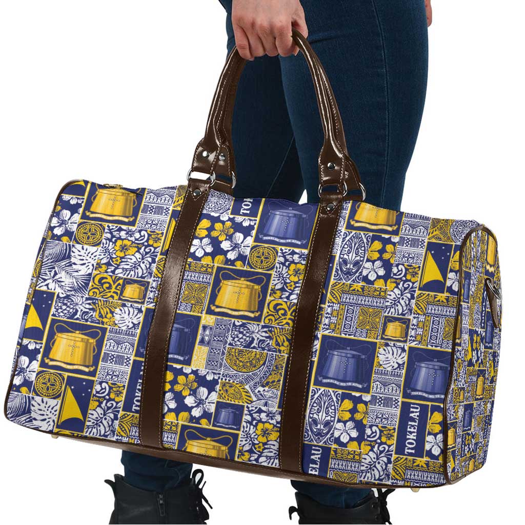Tokelau Manuia te Kilihimahi Travel Bag Pacific Patchwork Xmas Vibes - Polynesian Pride