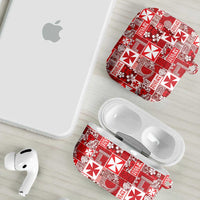Wallis Et Futuna Kilisimasi Fiefia AirPods Case Pacific Patchwork Xmas Vibes - Polynesian Pride