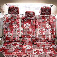 Wallis Et Futuna Kilisimasi Fiefia Back Car Seat Cover Pacific Patchwork Xmas Vibes - Polynesian Pride