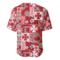 Wallis Et Futuna Kilisimasi Fiefia Baseball Jersey Pacific Patchwork Xmas Vibes - Polynesian Pride