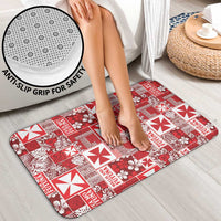 Wallis Et Futuna Kilisimasi Fiefia Bathroom Set Pacific Patchwork Xmas Vibes - Polynesian Pride