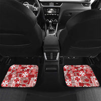 Wallis Et Futuna Kilisimasi Fiefia Car Mats Pacific Patchwork Xmas Vibes - Polynesian Pride