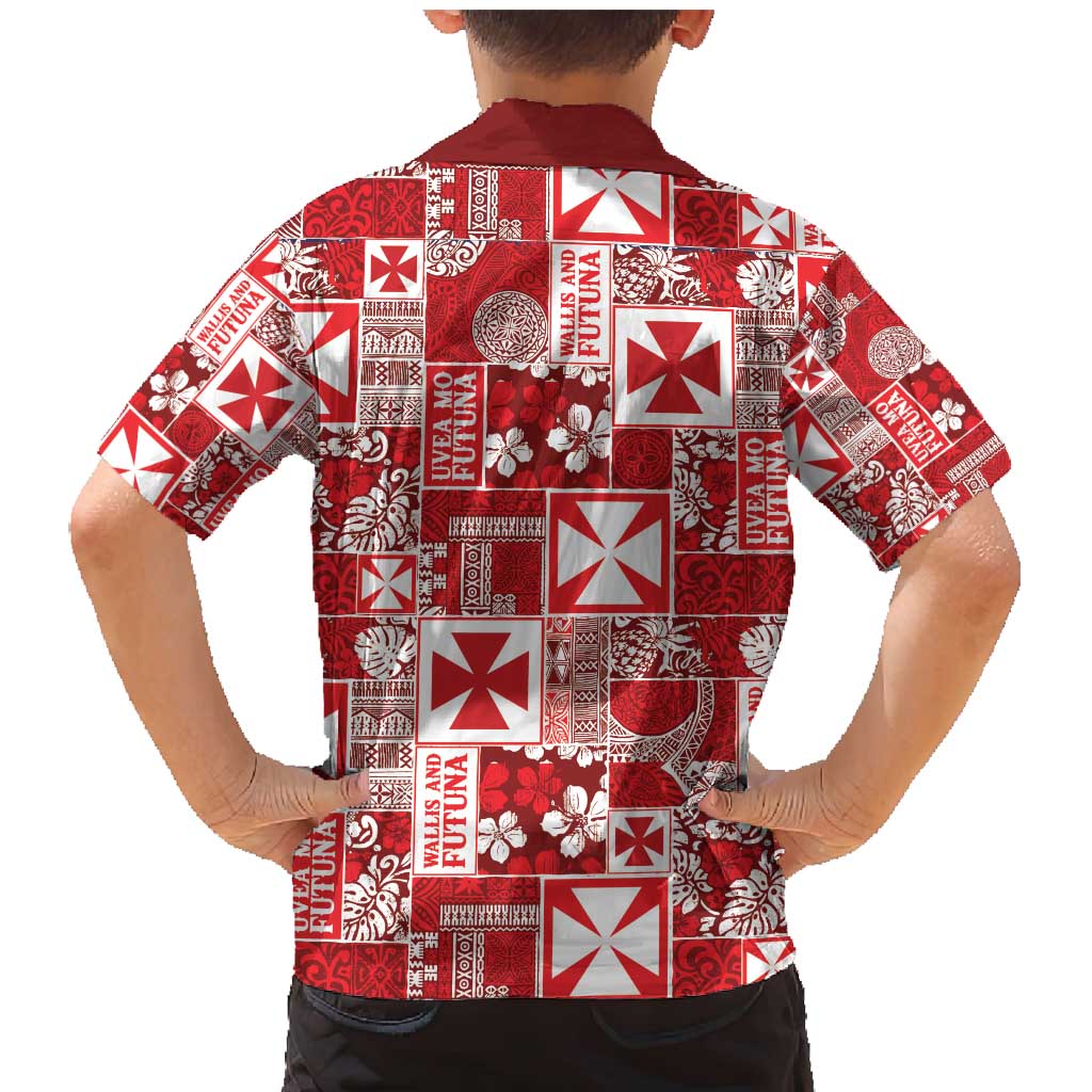 Wallis Et Futuna Kilisimasi Fiefia Family Matching Mermaid Dress and Hawaiian Shirt Pacific Patchwork Xmas Vibes - Polynesian Pride