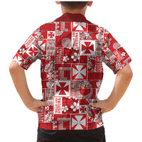 Wallis Et Futuna Kilisimasi Fiefia Family Matching Mermaid Dress and Hawaiian Shirt Pacific Patchwork Xmas Vibes - Polynesian Pride