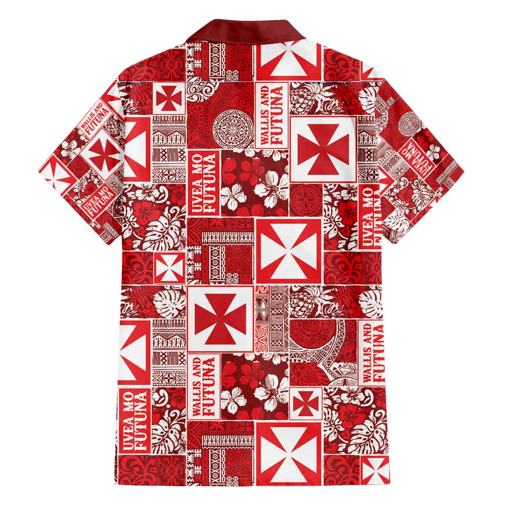 Wallis Et Futuna Kilisimasi Fiefia Family Matching Tank Maxi Dress and Hawaiian Shirt Pacific Patchwork Xmas Vibes - Polynesian Pride