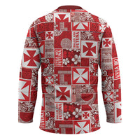 Wallis Et Futuna Kilisimasi Fiefia Hockey Jersey Pacific Patchwork Xmas Vibes - Polynesian Pride