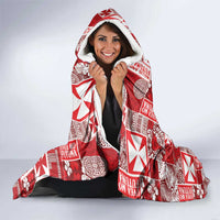 Wallis Et Futuna Kilisimasi Fiefia Hooded Blanket Pacific Patchwork Xmas Vibes - Polynesian Pride