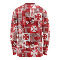 Wallis Et Futuna Kilisimasi Fiefia Long Sleeve Shirt Pacific Patchwork Xmas Vibes - Polynesian Pride