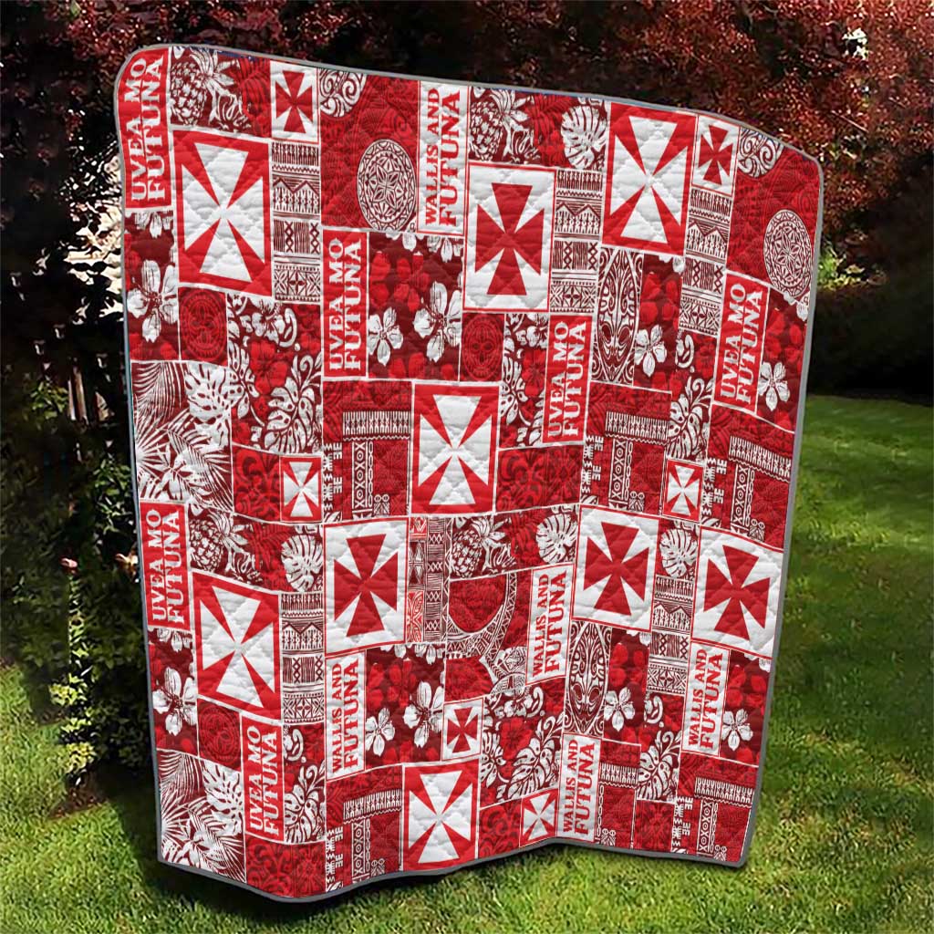 Wallis Et Futuna Kilisimasi Fiefia Quilt Pacific Patchwork Xmas Vibes - Polynesian Pride