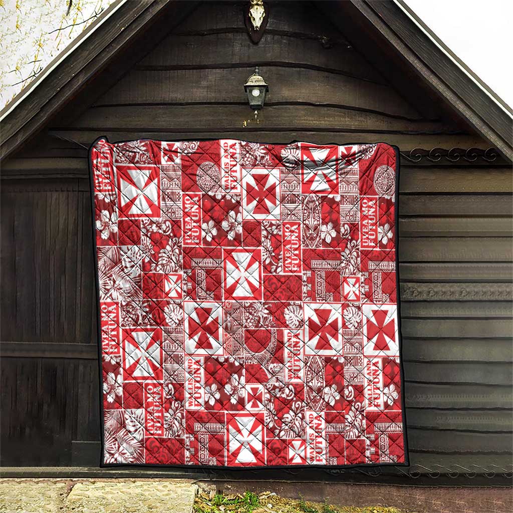 Wallis Et Futuna Kilisimasi Fiefia Quilt Pacific Patchwork Xmas Vibes - Polynesian Pride