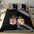 Fiji Tonga Coat of Arm Personalised Bedding Set With Masi Tapa and Tongan Ngatu Together LT9 - Polynesian Pride