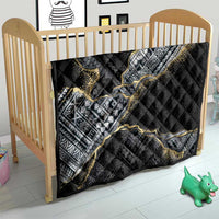 Polynesian Tribal Tattoo Quilt Dark Marble Pattern LT9 - Polynesian Pride