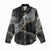 Polynesian Tribal Tattoo Women Casual Shirt Dark Marble Pattern