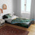 Polynesian Tribal Tattoo Bedding Set Green Marble Pattern