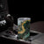 Polynesian Tribal Tattoo Tumbler Cup Green Marble Pattern