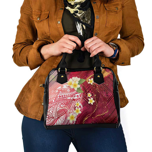 Marshall Islands Shoulder Handbag - Polynesian Tattoo Black main image 0