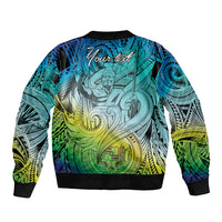 Personalised Aloha King Kamehameha Spirits Bomber Jacket Art Special LT9 - Polynesian Pride