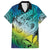 Personalised Aloha King Kamehameha Spirits Family Matching Long Sleeve Bodycon Dress and Hawaiian Shirt Art Special LT9 Dad's Shirt - Short Sleeve Art - Polynesian Pride