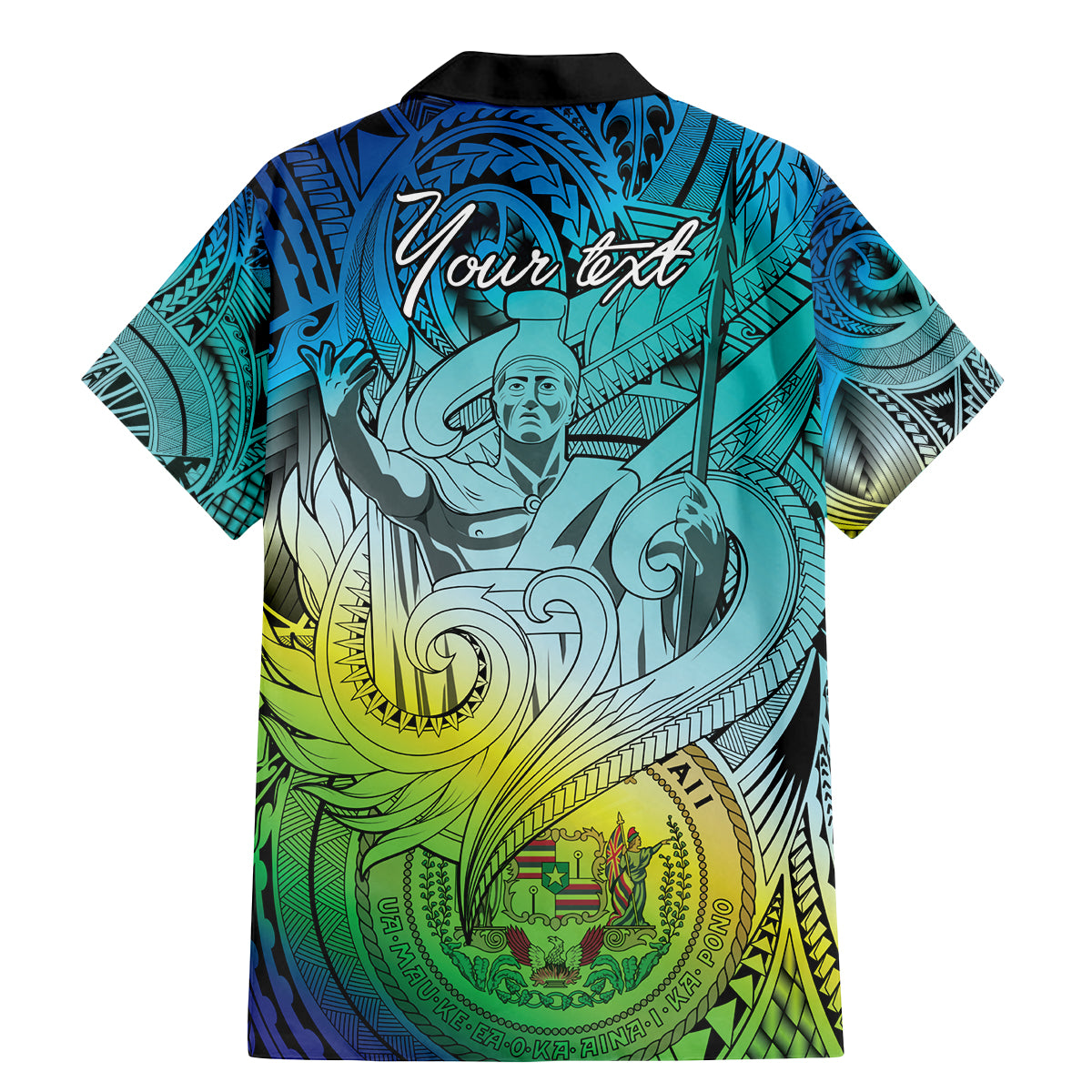 Personalised Aloha King Kamehameha Spirits Family Matching Mermaid Dress and Hawaiian Shirt Art Special LT9 - Polynesian Pride