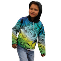 Personalised Aloha King Kamehameha Spirits Kid Hoodie Art Special LT9 - Polynesian Pride