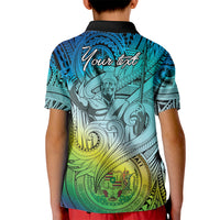 Personalised Aloha King Kamehameha Spirits Kid Polo Shirt Art Special LT9 - Polynesian Pride