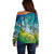 Personalised Aloha King Kamehameha Spirits Off Shoulder Sweater Art Special LT9 - Polynesian Pride